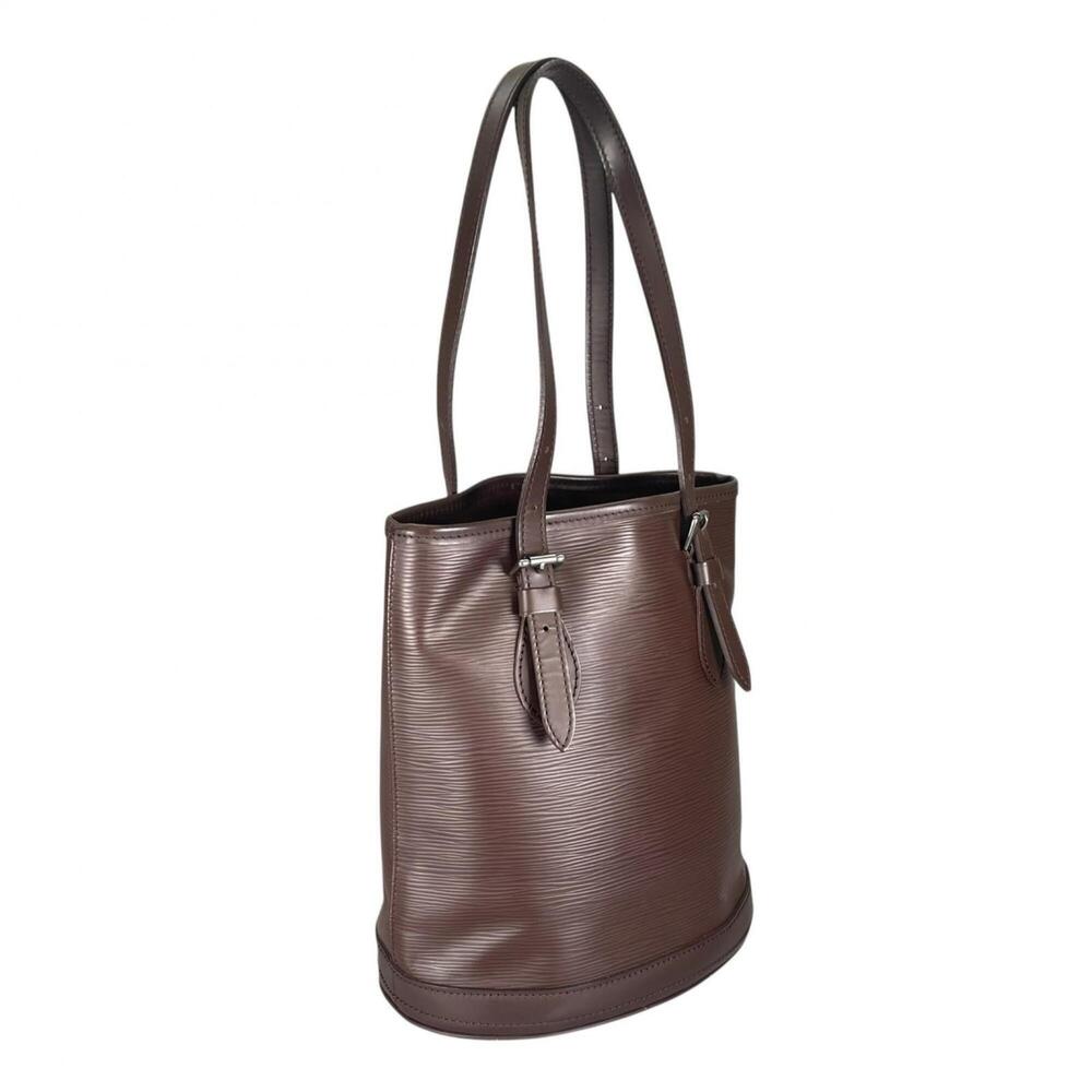 LOUIS VUITTON Brown Leather Tote Bag - Picture 3 of 16